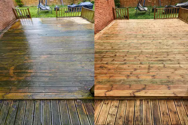 Decking_2 Decking Cleaning before and after photos