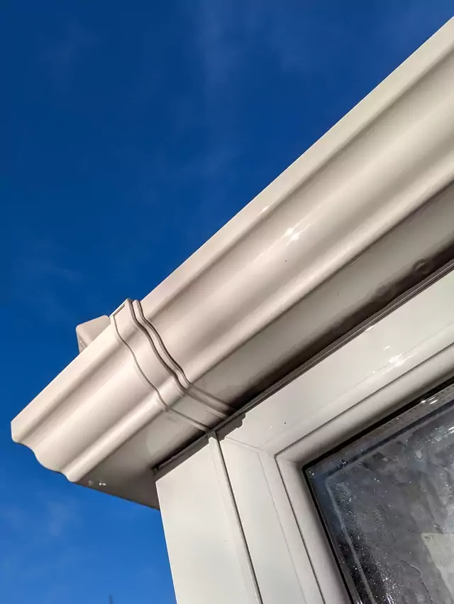 Fascias Soffits cleaning after photo